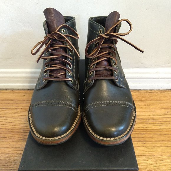 n.d.c. Shoes - n.d.c. "Duffy L" Handmade Leather Pull Up Boots - Size 38 (US 8)